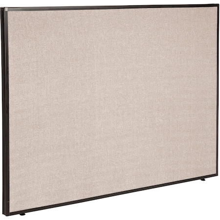Global Industrial Office Partition Panel, 60-1/4W x 42H, Tan 240226TN